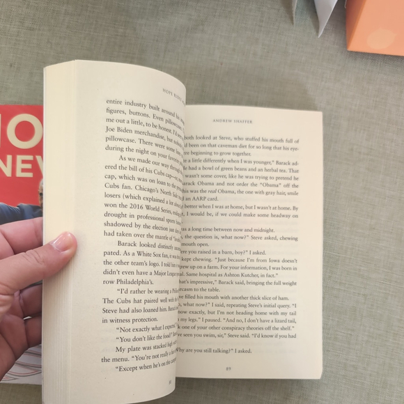 Hope Rides Again and Hope Never Dies - Obama Biden Mystery LOT by Andrew Shaffer - Picture 9 of 10